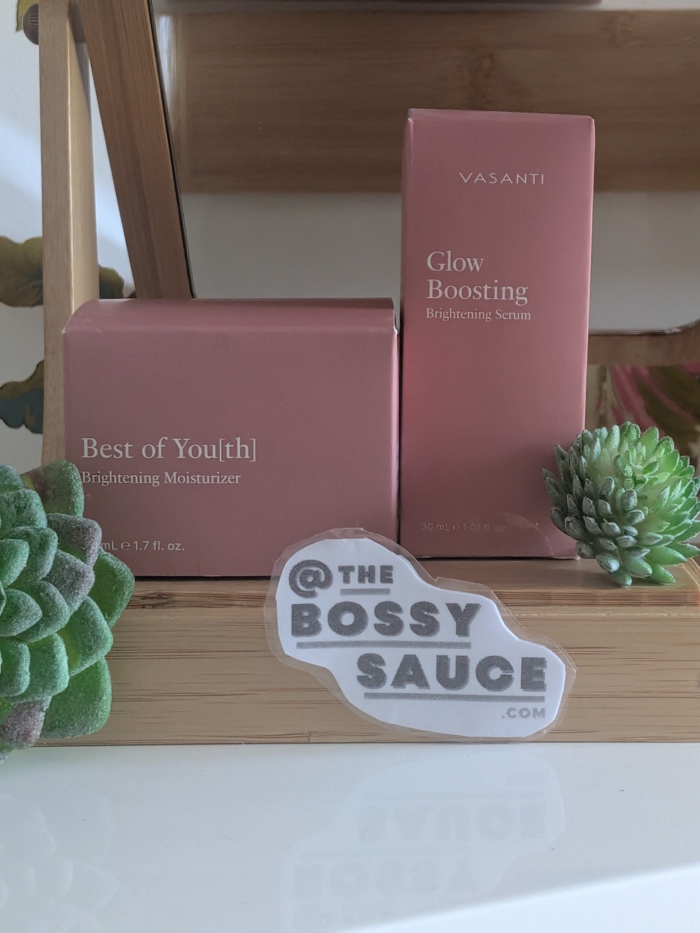 🌸 Vasanti Best of You[th] Youth Moisturizer + Glow Boosting Serum Duo NWT
